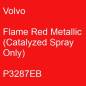 Preview: Volvo, Flame Red Metallic (Catalyzed Spray Only), P3287EB.